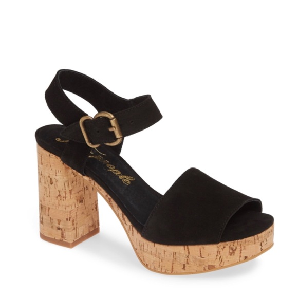 Free People Shoes - Free People Black Platform Heels